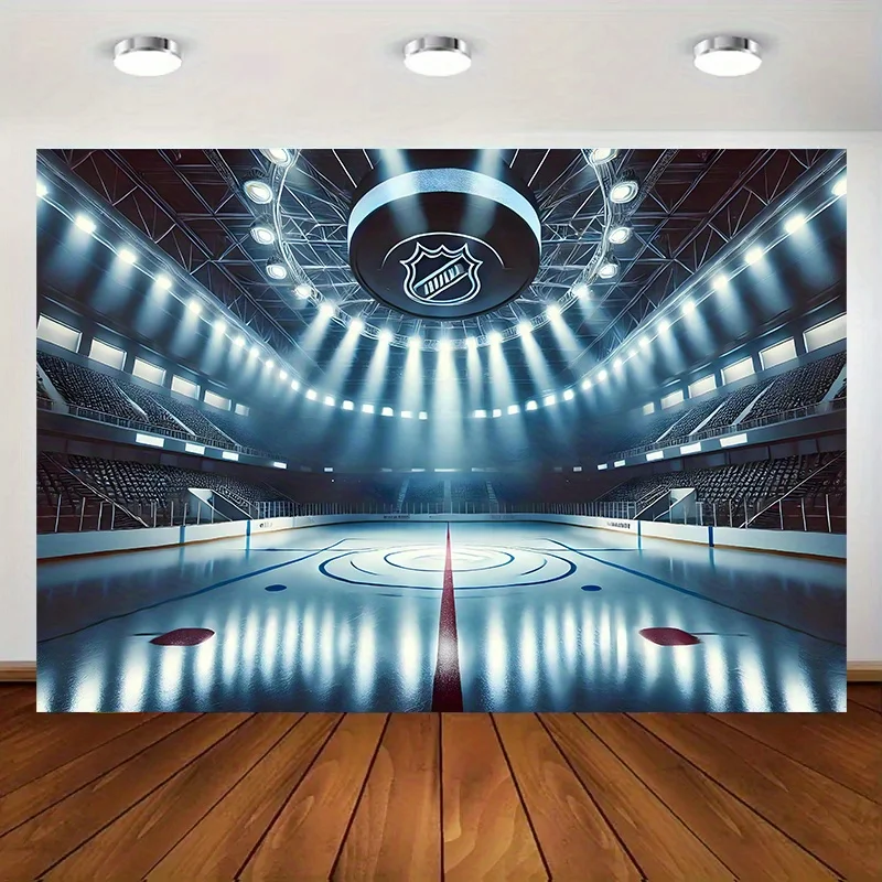 One piece, polyester background fabric for the center of the illuminated ice hockey rink, for weddings and birthdays
One piece, polyester background fabric for the center of the illuminated ice hockey rink, for weddings and birthdays