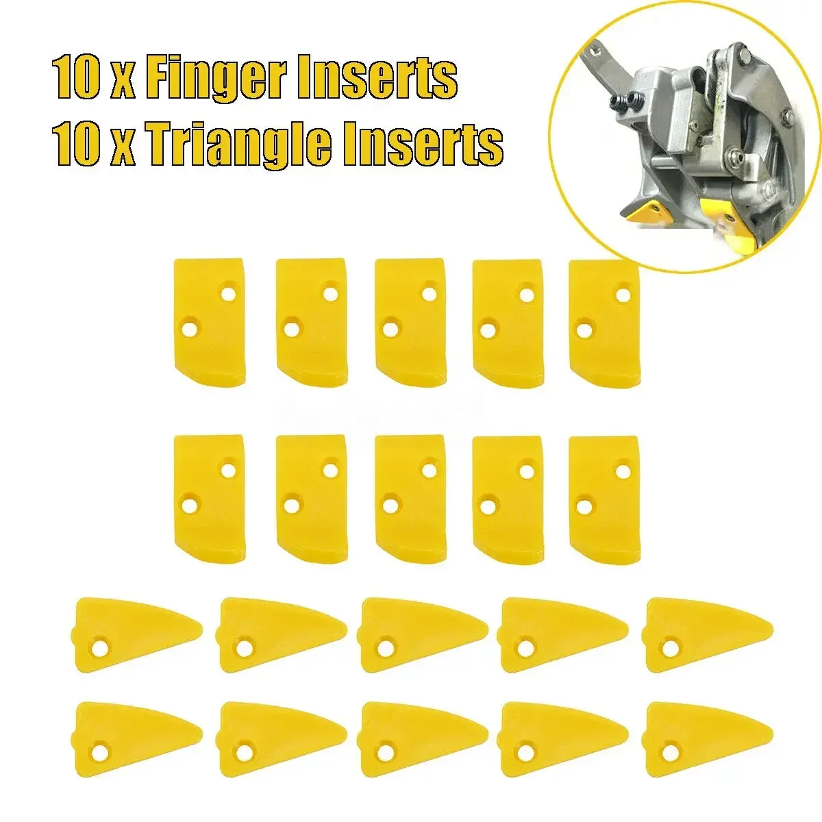 20pcs 4.5*2.5cm Nylon Plastic Finger Inserts Triangle Inserts Accessories Leverless For Corghi Hunter Car Tire Changer
20pcs 4.5*2.5cm Nylon Plastic Finger Inserts Triangle Inserts Accessories Leverless For Corghi Hunter Car Tire Changer