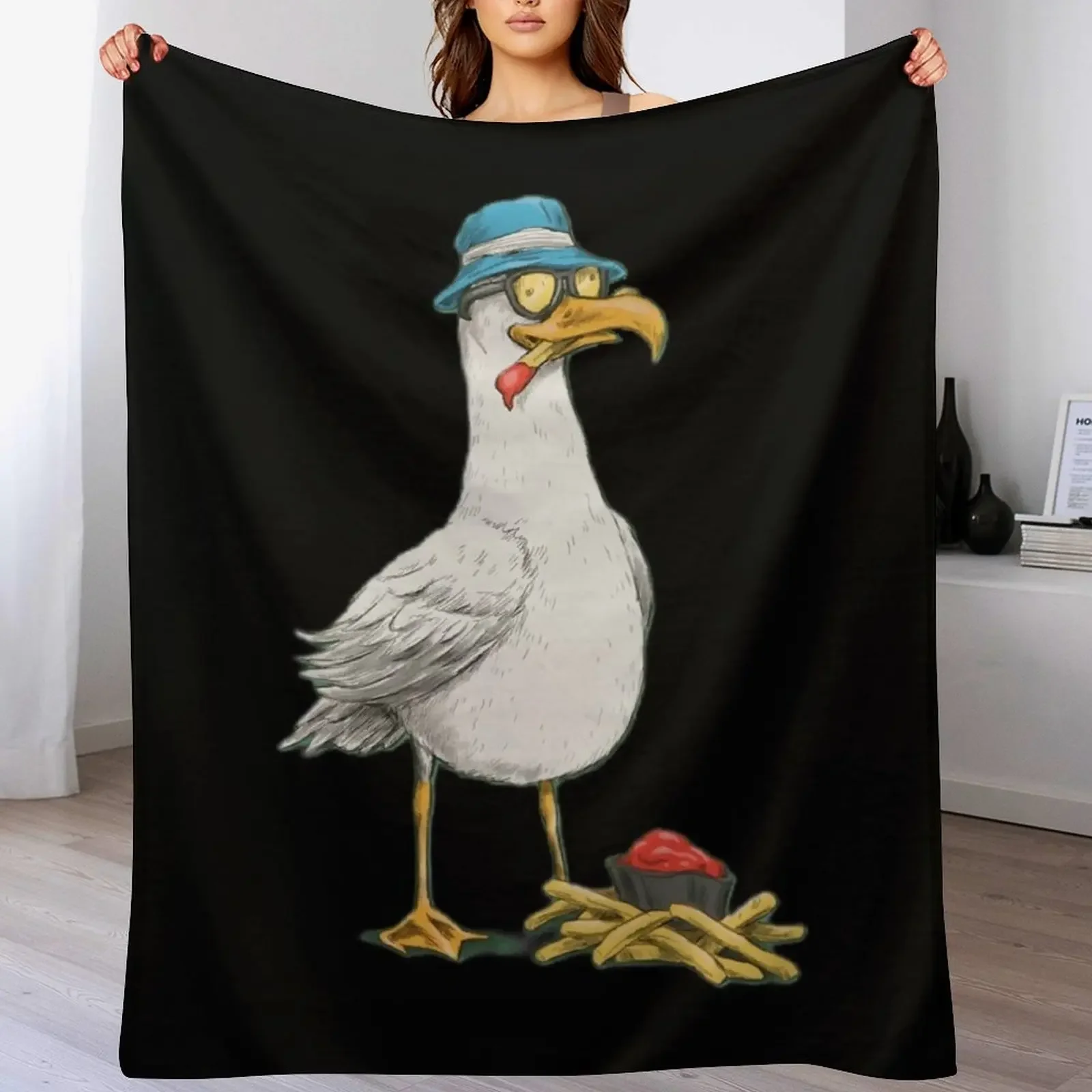Seagull with fries Classic Throw Blanket Thermal christmas decoration Designers Blankets
Seagull with fries Classic Throw Blanket Thermal christmas decoration Designers Blankets