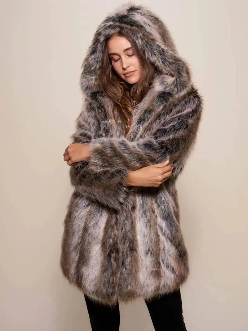 Vinatge Brown Winter Women's Mink Jacket Trin Hood Faux For Lady Fluffy Versatile Female's Artificial Fur Coat
Vinatge Brown Winter Women's Mink Jacket Trin Hood Faux For Lady Fluffy Versatile Female's Artificial Fur Coat