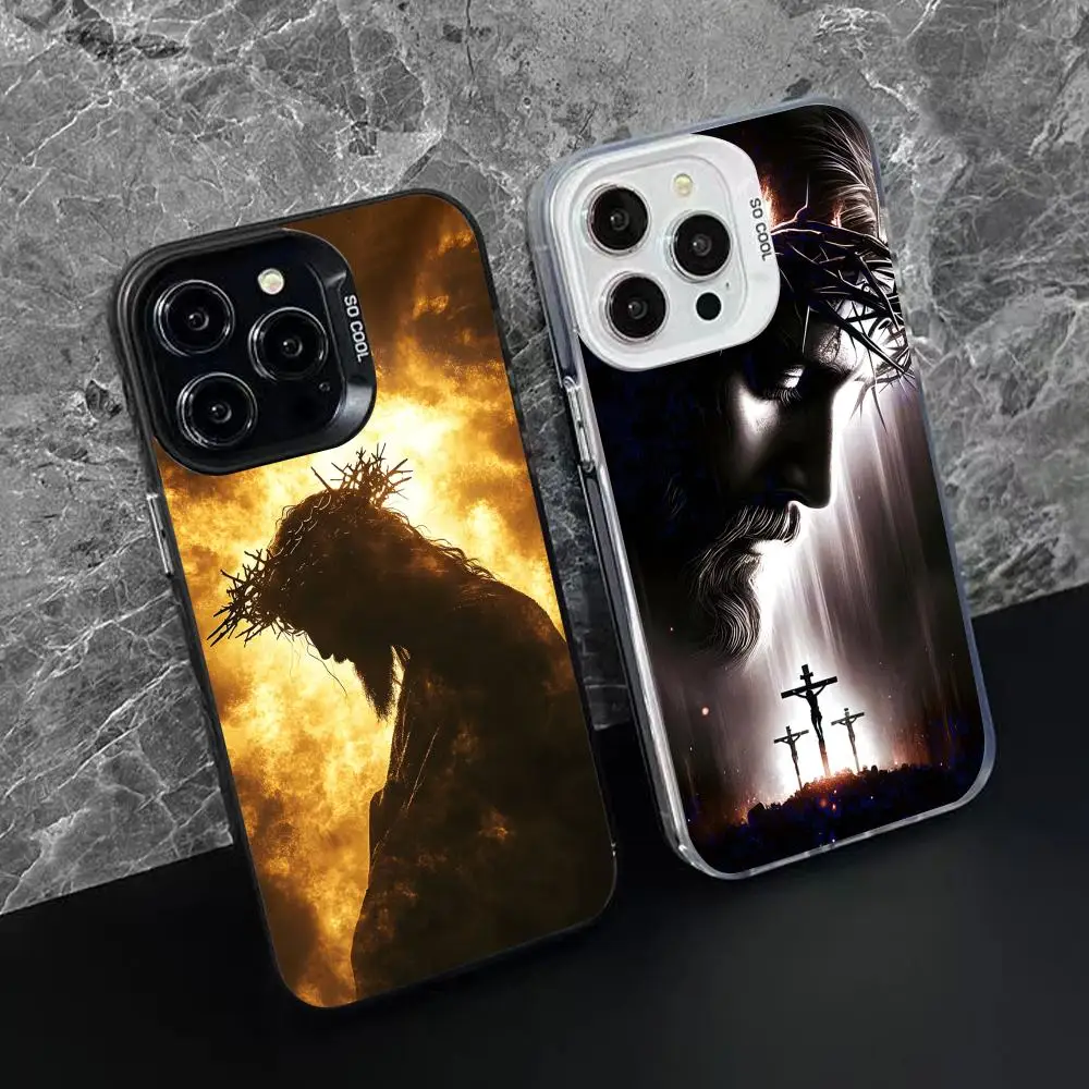 Чехол для мобильного телефона «Иисус Христос» для iPhone 16, 15, 14, 13, 12, 11 X XR XS 8 7 Pro Max Plus, полупрозрачный цветной принт, красивый
Чехол для мобильного телефона «Иисус Христос» для iPhone 16, 15, 14, 13, 12, 11 X XR XS 8 7 Pro Max Plus, полупрозрачный цветной принт, красивый