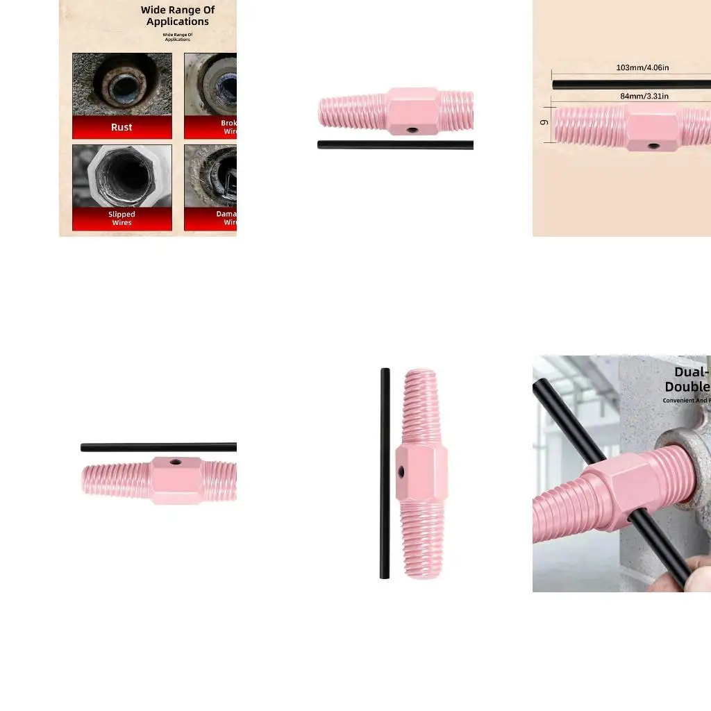 Short Handle Water Pipe Broken Bolt Extractor For Tight Space Removal Stripped Or Rusted Pipe Fittings D2RD
Short Handle Water Pipe Broken Bolt Extractor For Tight Space Removal Stripped Or Rusted Pipe Fittings D2RD