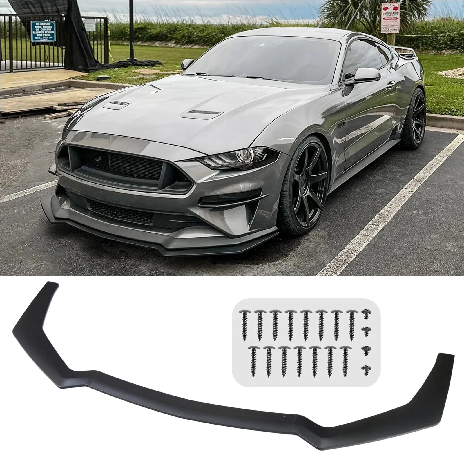 For Ford Mustang V8 GT 2018-2023 Car Front Bumper Lip Spoiler Splitter Kit Black
For Ford Mustang V8 GT 2018-2023 Car Front Bumper Lip Spoiler Splitter Kit Black
