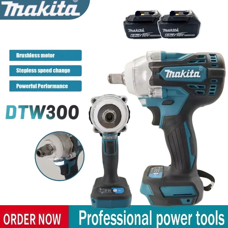 Makita DTW300 Tool Set Brushless Power Large Cordless Wrench 330Nm Torque Wind Cannon Remove Tire Lithium Auto Repair
Makita DTW300 Tool Set Brushless Power Large Cordless Wrench 330Nm Torque Wind Cannon Remove Tire Lithium Auto Repair