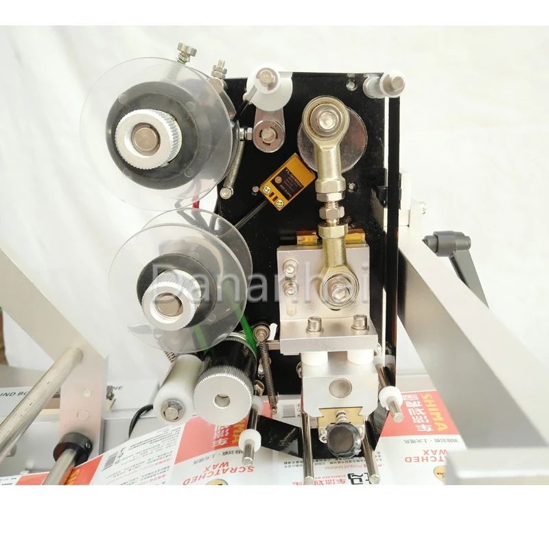 Professional High-Precision Desktop Round Bottle Label Printing Machine Automatic Labeling Machine