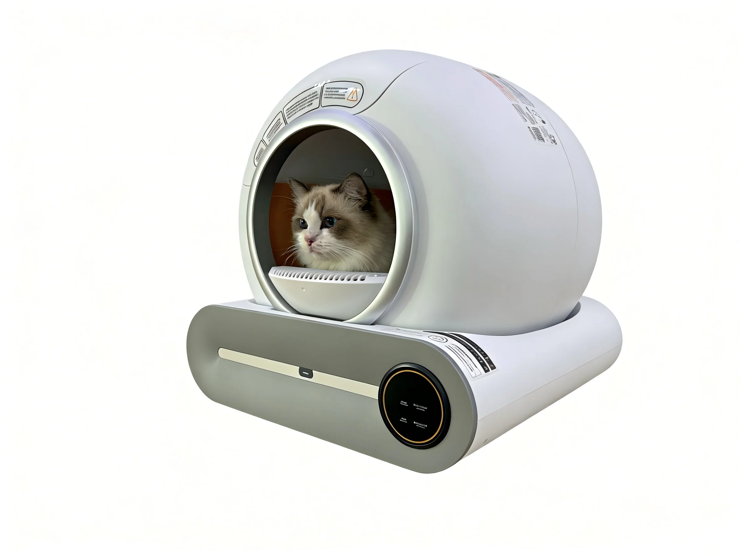 &c Automatic Cat Litter Box Open Top Easy Clean Smart App Control Odor Removal Safety Sensors for Multiple Cats
&c Automatic Cat Litter Box Open Top Easy Clean Smart App Control Odor Removal Safety Sensors for Multiple Cats
