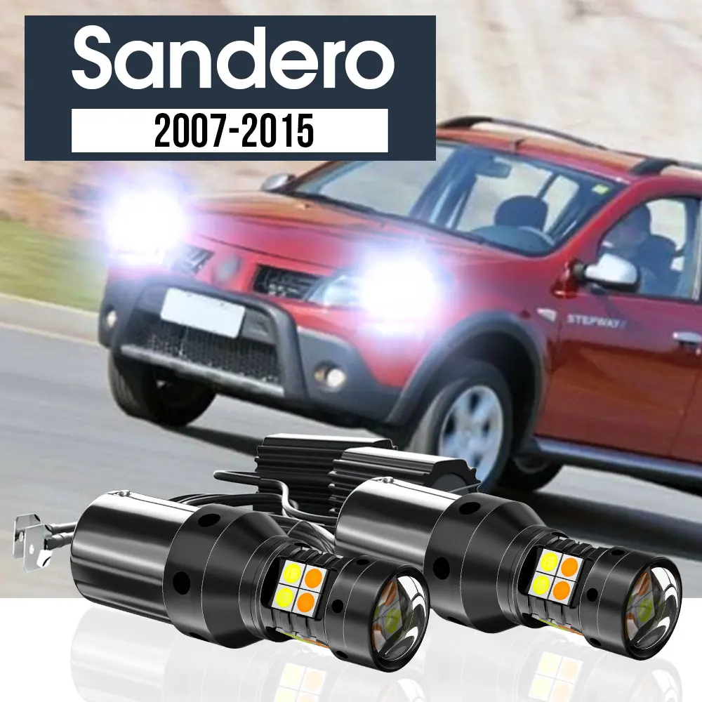 2x LED Dual Mode Turn Signal+Daytime Running Light Blub DRL Canbus Accessories For Renault Sandero 1 2 2007-2015 2009 2010 2011
2x LED Dual Mode Turn Signal+Daytime Running Light Blub DRL Canbus Accessories For Renault Sandero 1 2 2007-2015 2009 2010 2011