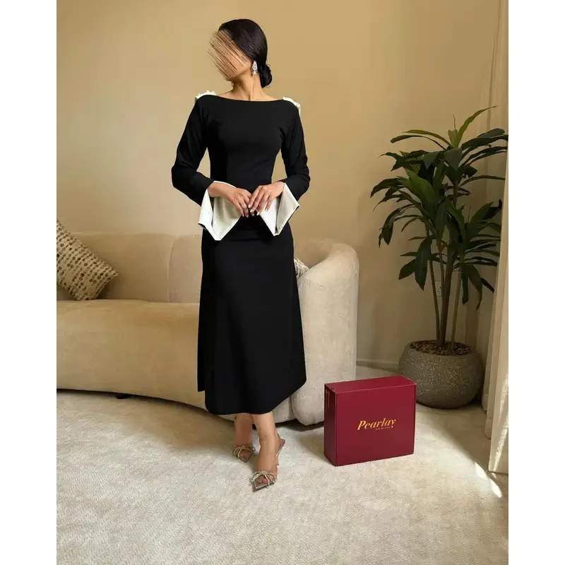 Adeli Elegant Black Mermaid Prom Dress Pearl Long Sleeve Party Evening Dresses Ankle Length Customized Formal Occasion Gowns
Adeli Elegant Black Mermaid Prom Dress Pearl Long Sleeve Party Evening Dresses Ankle Length Customized Formal Occasion Gowns