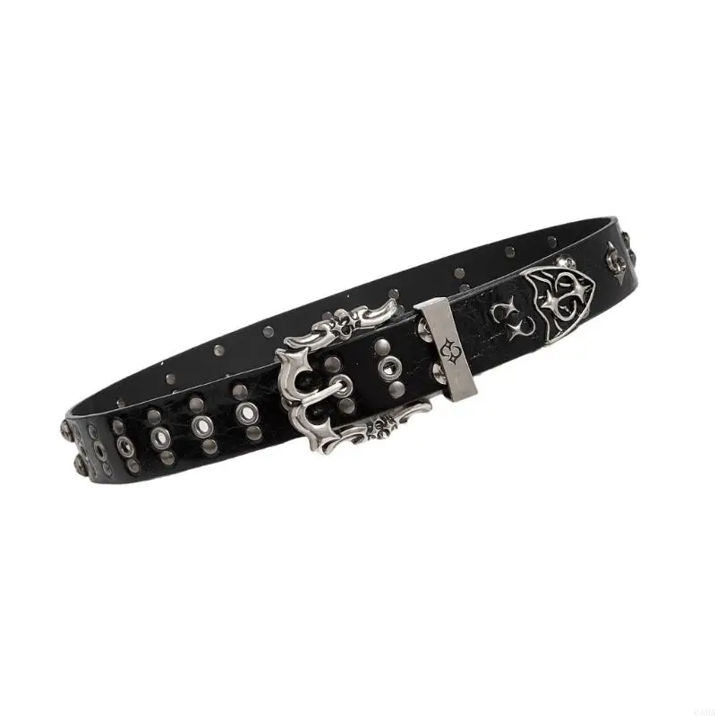 Регулируемый панк -рок -ремень женский винтажный дизайн двойной ряд.
Регулируемый панк -рок -ремень женский винтажный дизайн двойной ряд.