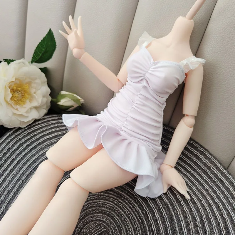 Белое платье для 1/4 Imomodoll, аксессуары для девочек, игрушка «сделай сам», не включает тело
Белое платье для 1/4 Imomodoll, аксессуары для девочек, игрушка «сделай сам», не включает тело