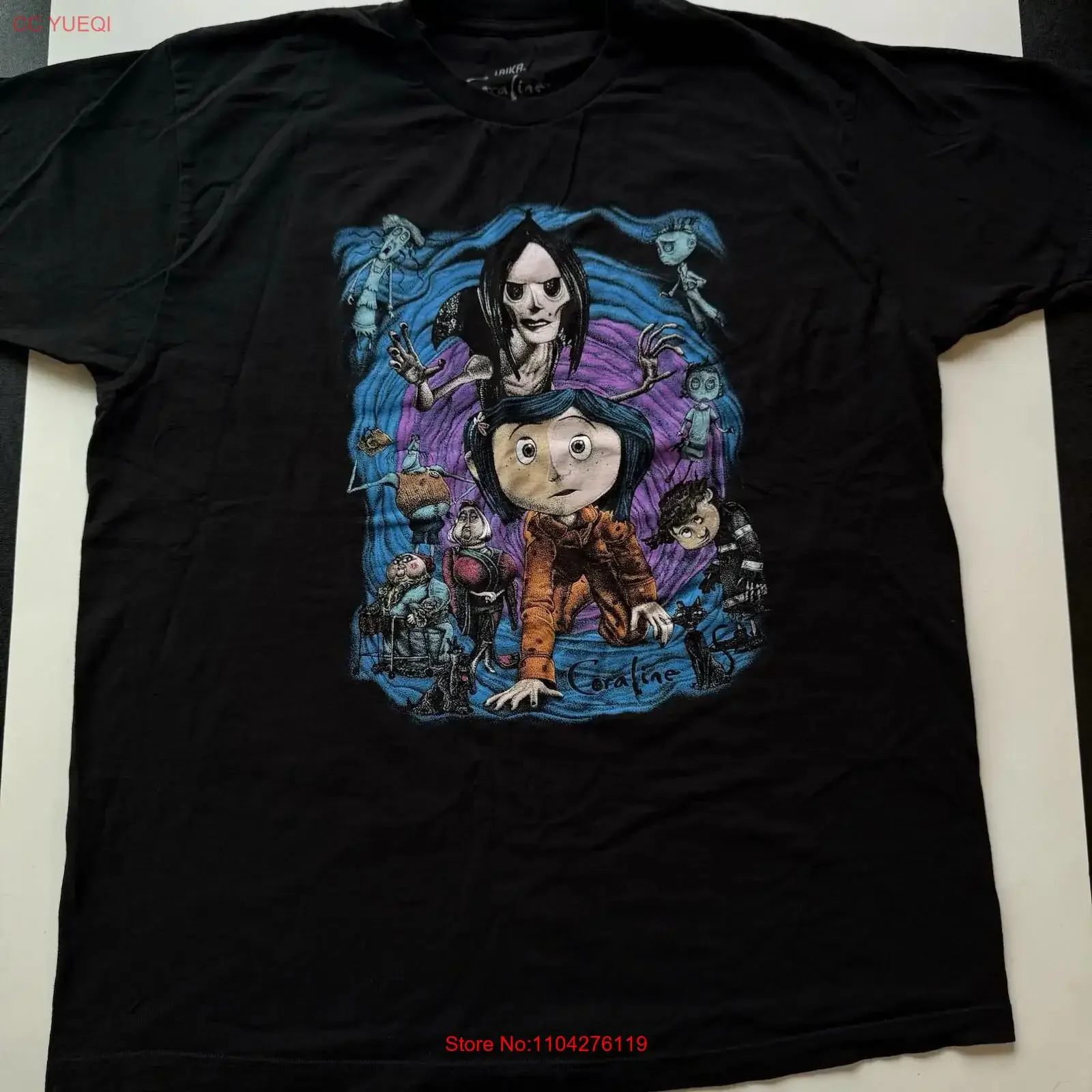 Adult XL Coraline Movie Other Mother T Shirt Laika Studios Stop Motion Animated vintage Washed Stretched Top For Everyday Wear
Adult XL Coraline Movie Other Mother T Shirt Laika Studios Stop Motion Animated vintage Washed Stretched Top For Everyday Wear