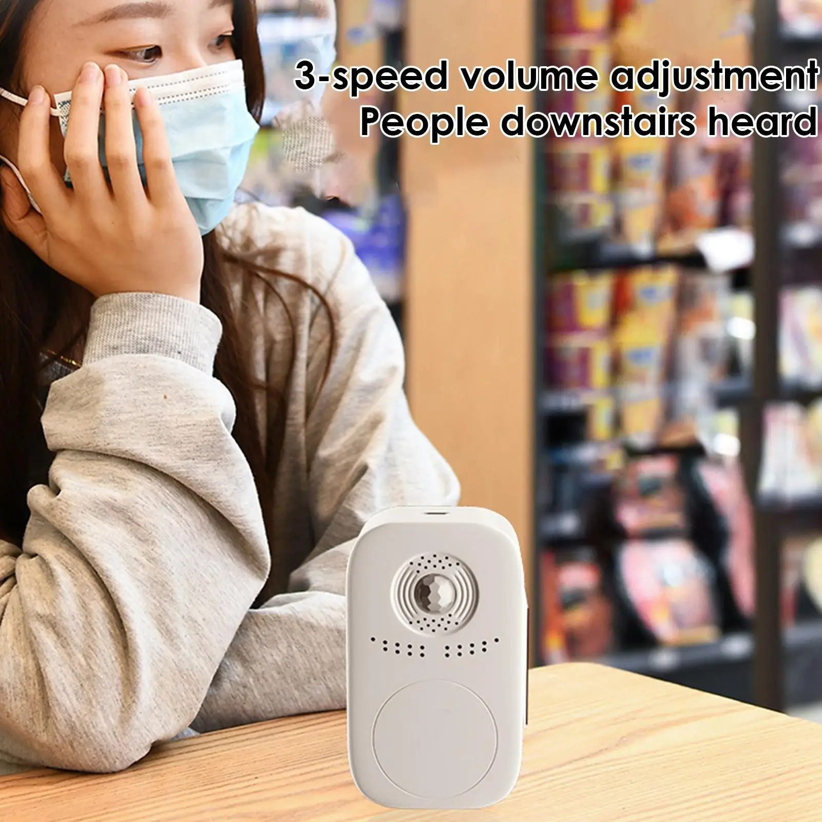 Motion Sensor Chime Induction Voice Reminder Smart Welcome Chime Doorbell Motion Sensor System For Home Apartment Shop Entry
Motion Sensor Chime Induction Voice Reminder Smart Welcome Chime Doorbell Motion Sensor System For Home Apartment Shop Entry