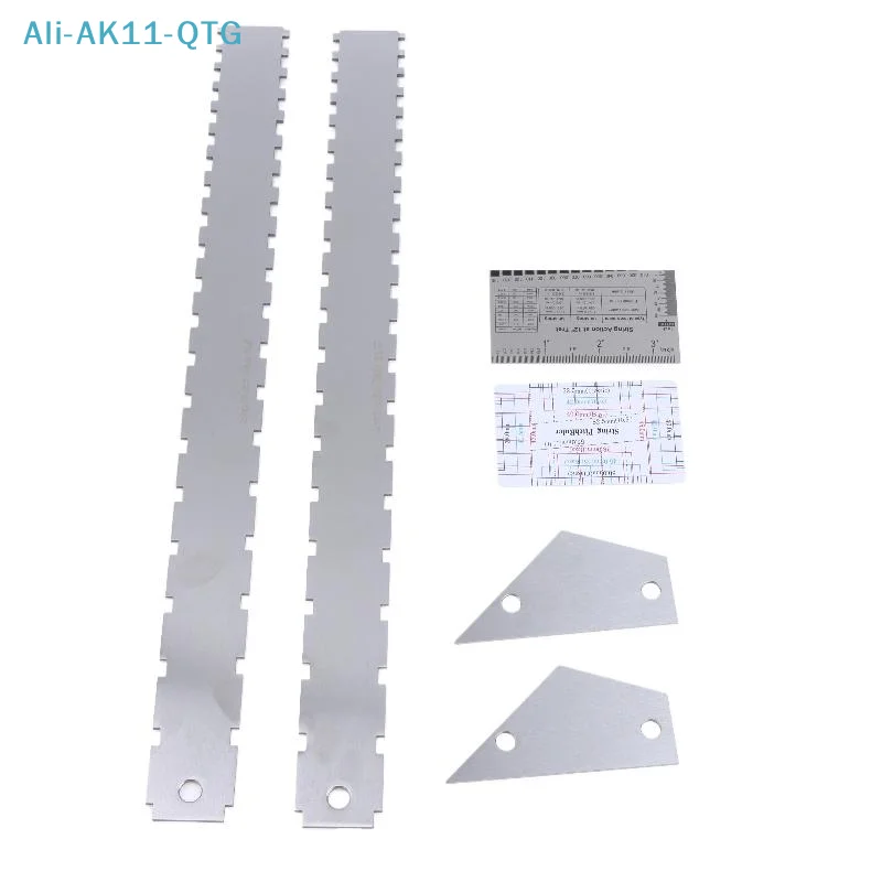 NEW 3Pcs Guitar Neck Notched Straight Edge Ruler Luthiers Tool String Action Gauge Height Ruler Guitar Fret Leveling Guide
NEW 3Pcs Guitar Neck Notched Straight Edge Ruler Luthiers Tool String Action Gauge Height Ruler Guitar Fret Leveling Guide