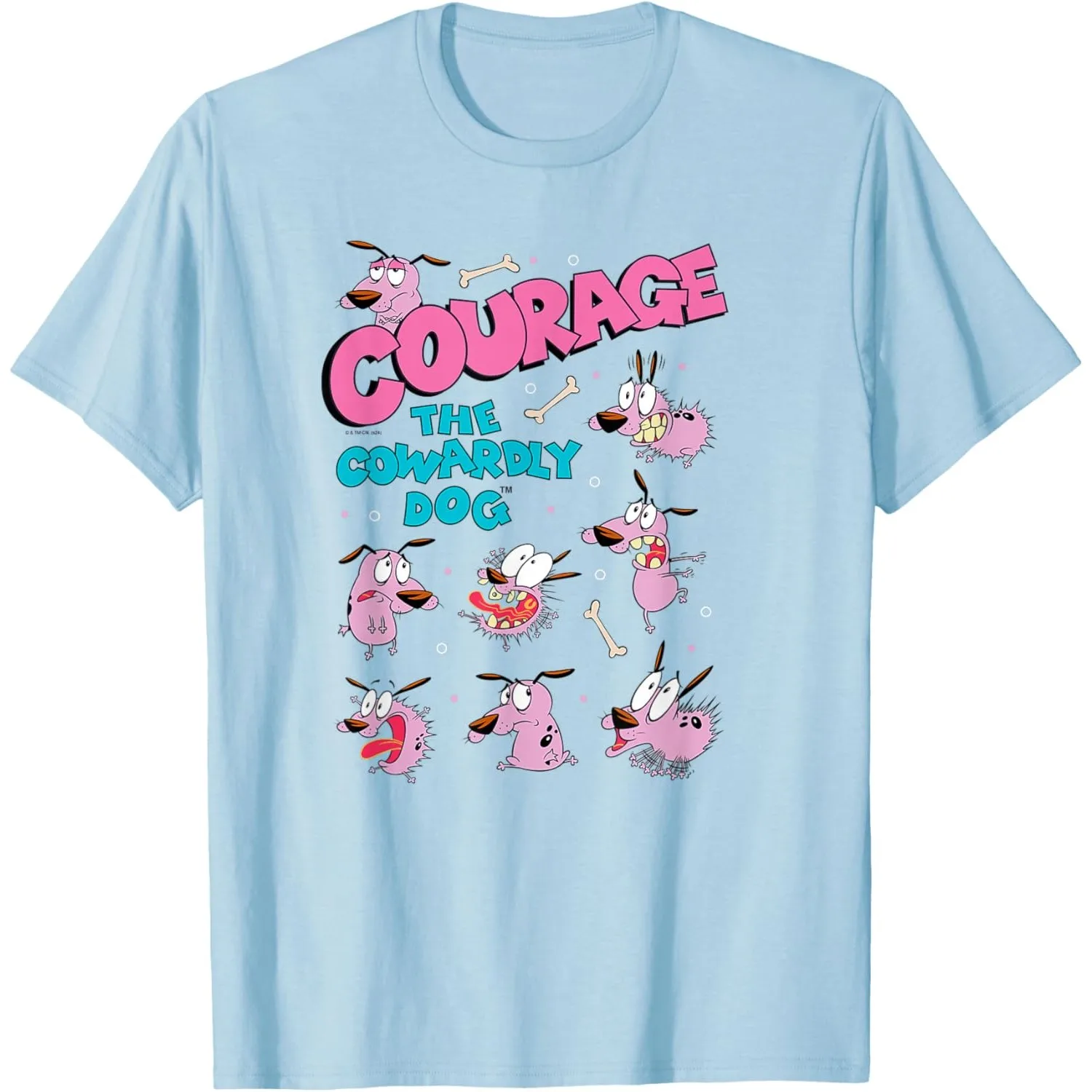Courage The Cowardly Dog Moods Collage Cartoon Graphic Tee Men Short Sleeve T-Shirt
Courage The Cowardly Dog Moods Collage Cartoon Graphic Tee Men Short Sleeve T-Shirt