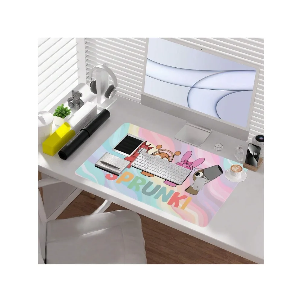 Игровой коврик для мыши Sprunki 60x30 см, милый мультяшный коврик для стола с нескользящим основанием, дизайн шва для дома, офиса, игр
Игровой коврик для мыши Sprunki 60x30 см, милый мультяшный коврик для стола с нескользящим основанием, дизайн шва для дома, офиса, игр