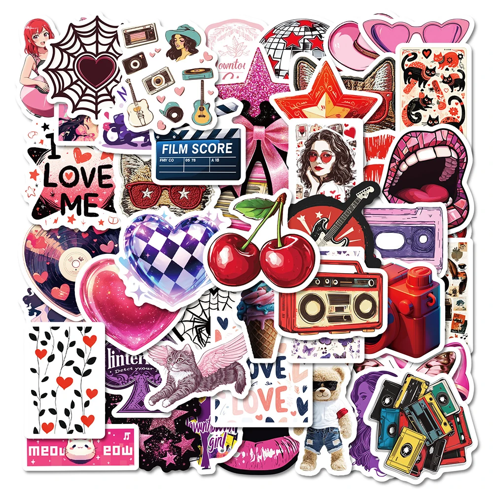 10/30/50pcs Red Lip Series Aesthetic Stickers Cool Cartoon Downtown Y2K Girls Decals DIY Skateboard Suitcase Phone Sticker Gift
10/30/50pcs Red Lip Series Aesthetic Stickers Cool Cartoon Downtown Y2K Girls Decals DIY Skateboard Suitcase Phone Sticker Gift