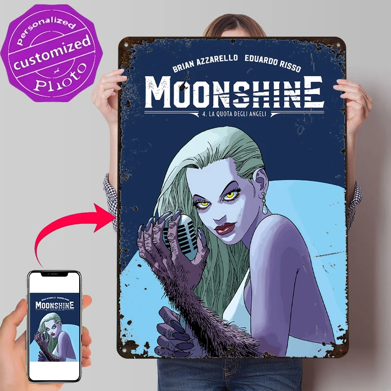 Moonshine Comic Cover Tin Poster Wall Art Retro Vintage Metal Signs for Fans Room Decoration Garage Accessories Bathroom Decor
Moonshine Comic Cover Tin Poster Wall Art Retro Vintage Metal Signs for Fans Room Decoration Garage Accessories Bathroom Decor