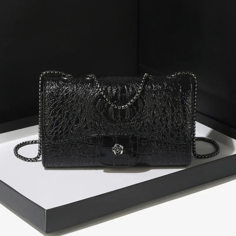 Simple Mini Crocodile Pattern Small Square Bag Summer New Style Trendy Versatile Chain
Simple Mini Crocodile Pattern Small Square Bag Summer New Style Trendy Versatile Chain
