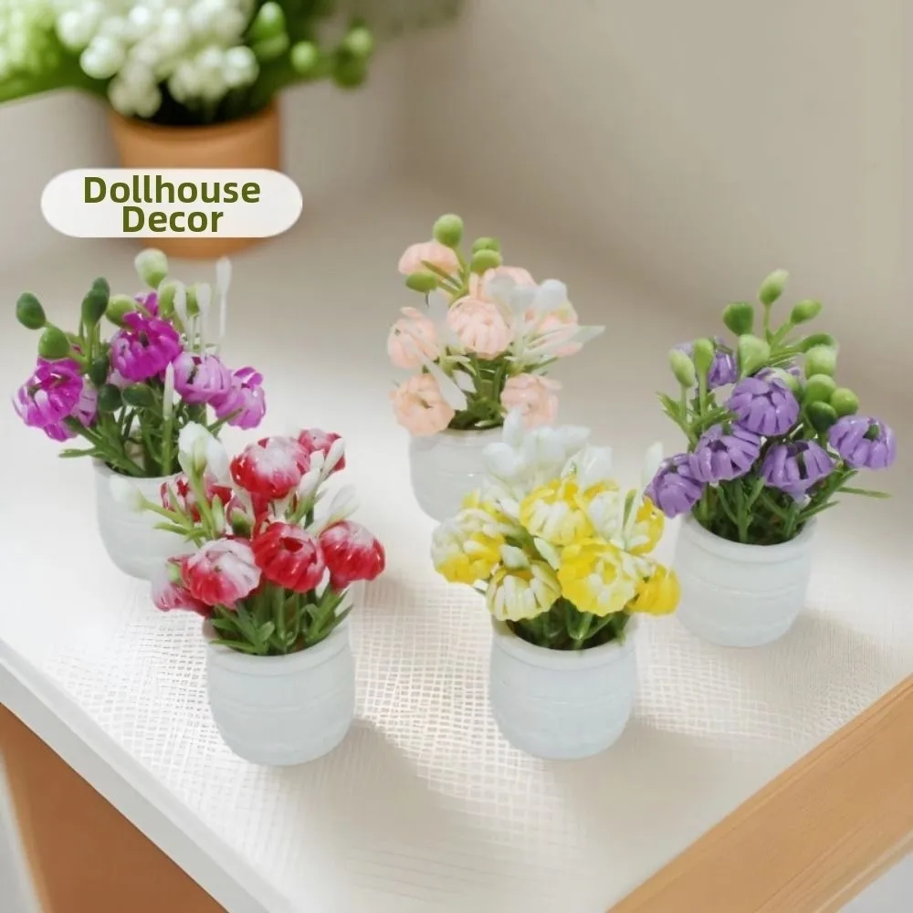 1:12 Dollhouse Miniature Flower 9 Colors 4cm/1.1*5cm Finished Flower Doll House Model Accessories
1:12 Dollhouse Miniature Flower 9 Colors 4cm/1.1*5cm Finished Flower Doll House Model Accessories