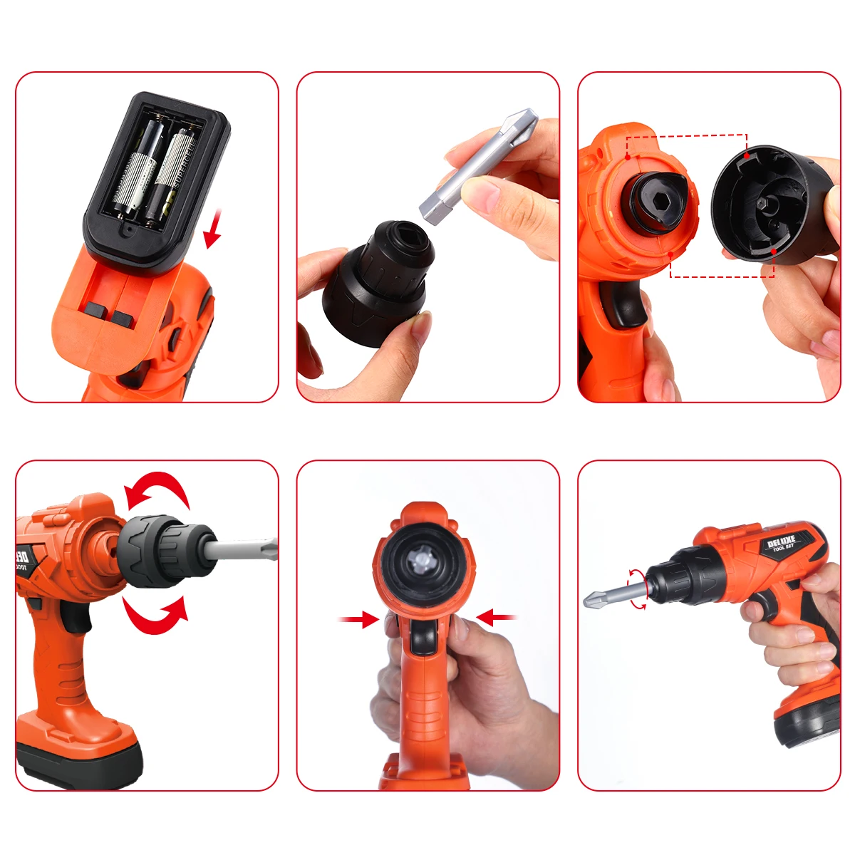 Children Toolbox Pretend Playset Kids Toddler Construction Toys Boys Repair Tools Hand Eye Coordination Logical Thinking Gift
Children Toolbox Pretend Playset Kids Toddler Construction Toys Boys Repair Tools Hand Eye Coordination Logical Thinking Gift