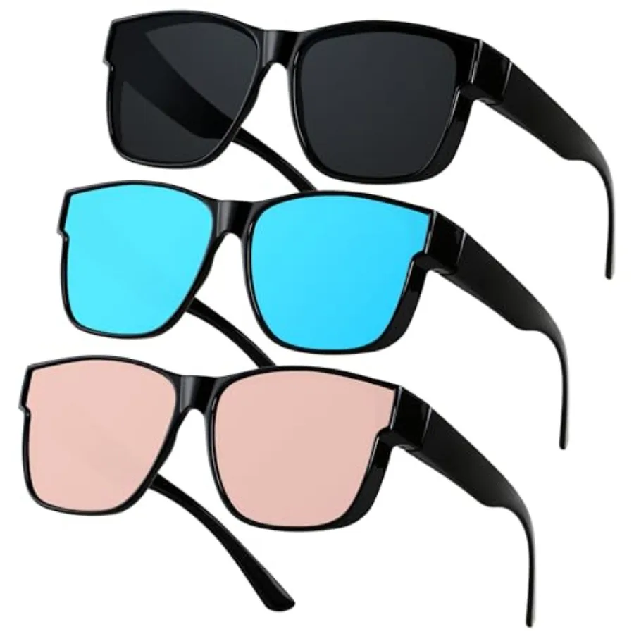 Fit Over Glasses Polarized Sunglasses for Women Men Oversized Square Shades UV400 Protection
Fit Over Glasses Polarized Sunglasses for Women Men Oversized Square Shades UV400 Protection