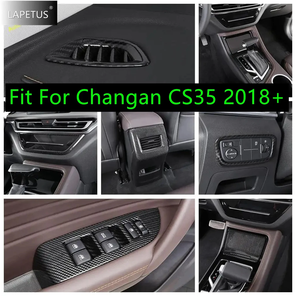 ABS Carbon Fiber Air Vent AC Outlet / Window Lift / Lights Control Panel Accessories Cover Trim For Changan CS35 2018 2019 2020
ABS Carbon Fiber Air Vent AC Outlet / Window Lift / Lights Control Panel Accessories Cover Trim For Changan CS35 2018 2019 2020