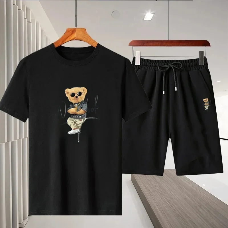 Summer New Men's Breathable Round-neck Short-sleeved T-shirt and Shorts Two-piece Set for Fitness and Casual Sports Activities
Summer New Men's Breathable Round-neck Short-sleeved T-shirt and Shorts Two-piece Set for Fitness and Casual Sports Activities
