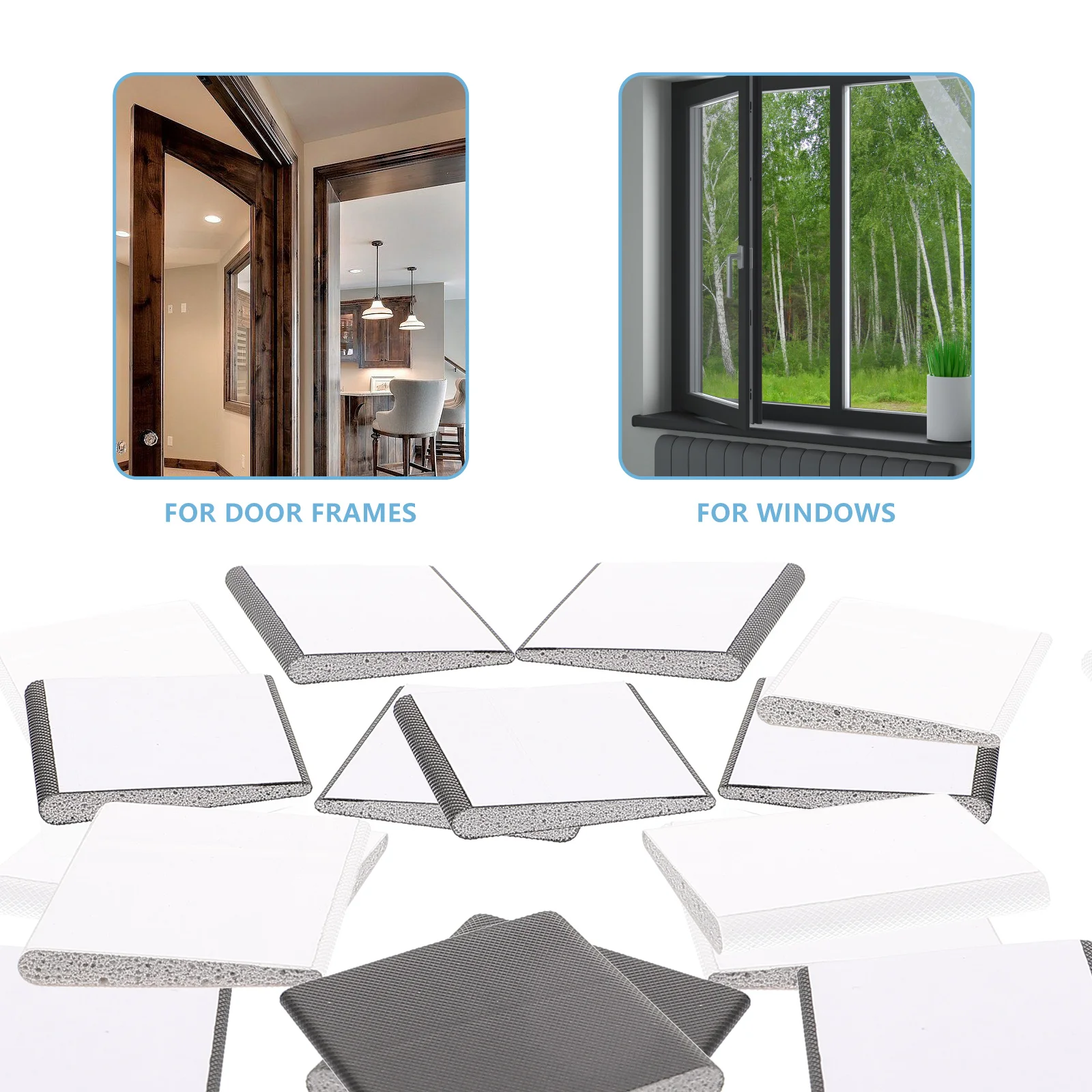 10pcs Door Corner Seals Self Adhesive Foam Sponge Strips Brown Beige 5 Each Weather Stripping Door Frame Seal Stops Air Draft
10pcs Door Corner Seals Self Adhesive Foam Sponge Strips Brown Beige 5 Each Weather Stripping Door Frame Seal Stops Air Draft