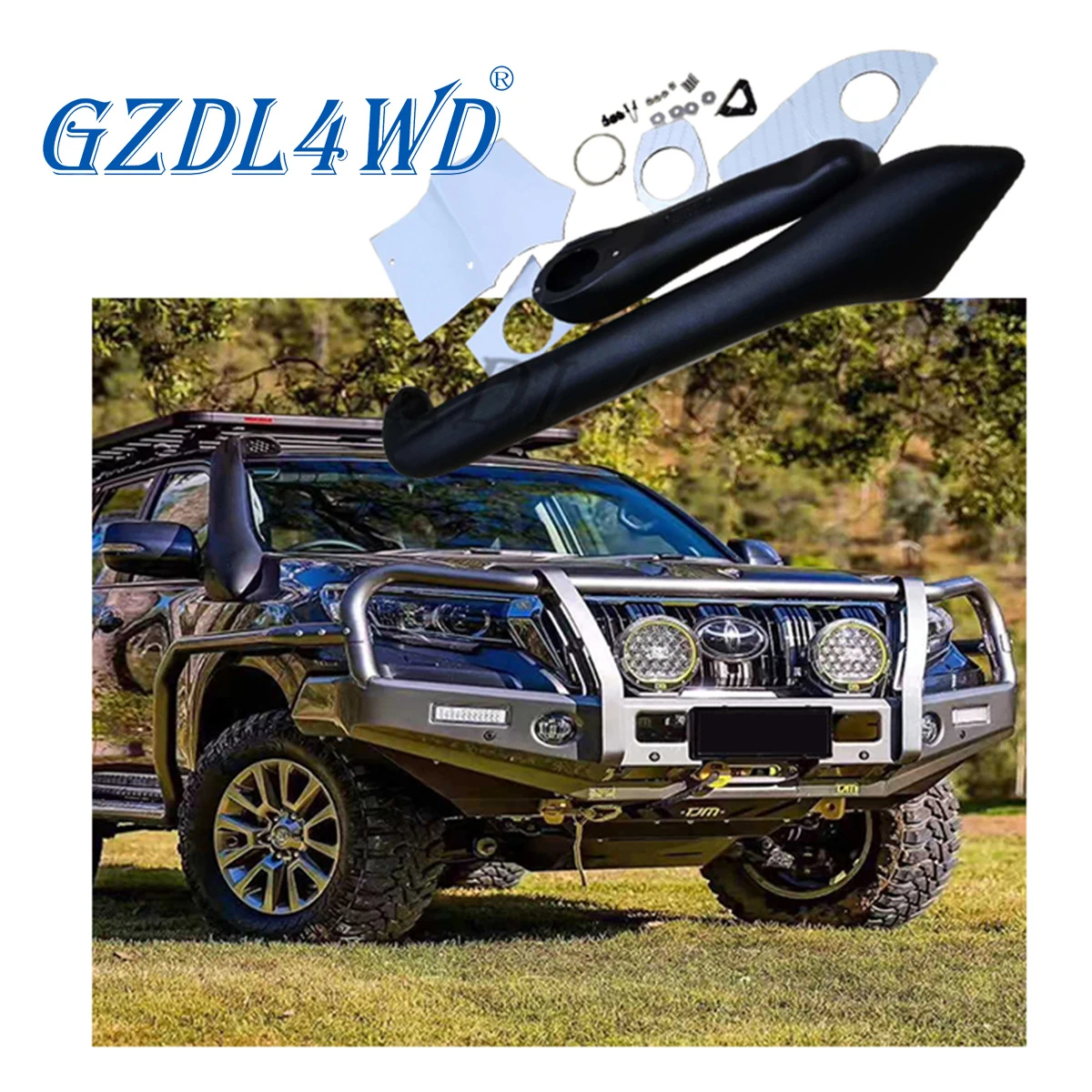Aftermarket Accessories Engine System for Landcrusier LC150 Series Snorkel
Aftermarket Accessories Engine System for Landcrusier LC150 Series Snorkel