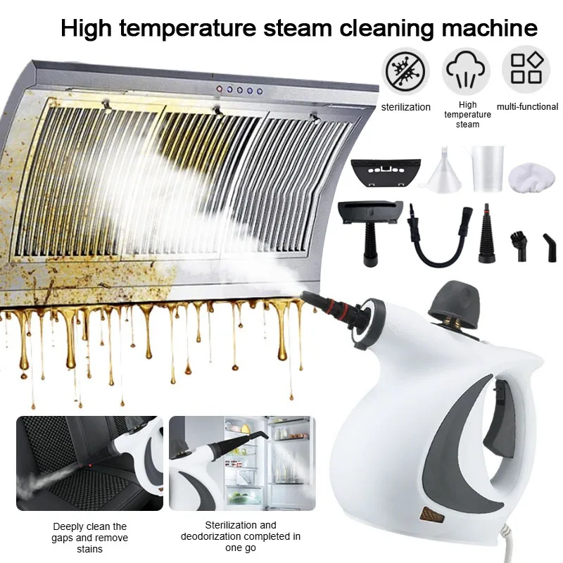 Kitchen degreasing multifunctional home high-temperature sterilization, deodorization, cleaning, high-pressure steam cleaning ma
Kitchen degreasing multifunctional home high-temperature sterilization, deodorization, cleaning, high-pressure steam cleaning ma
