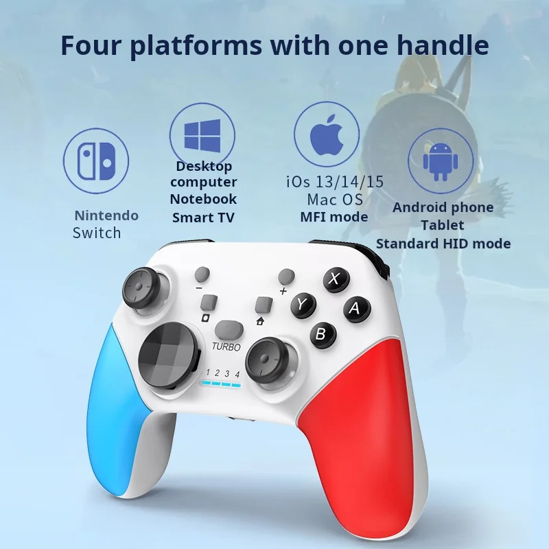 Switch Pro controller, wireless Bluetooth game controller, NS charging with motion sensing vibration, PC
Switch Pro controller, wireless Bluetooth game controller, NS charging with motion sensing vibration, PC