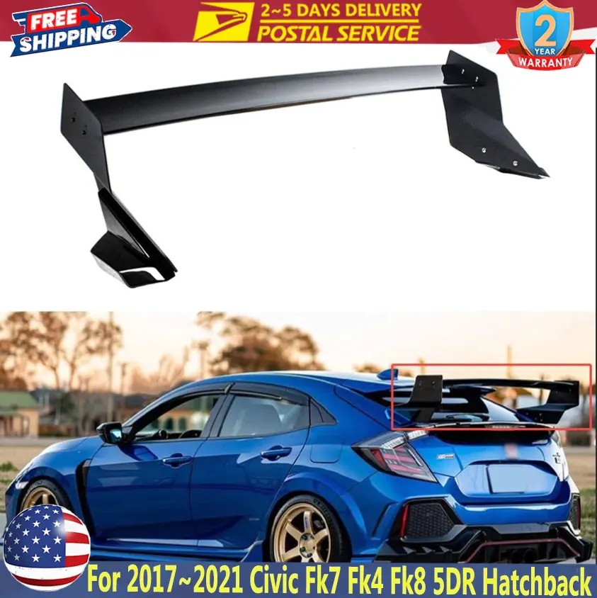 Car Spoilers For 2017~2021 Honda Civic FK7 FK4 FK8 5DR Hatchback Gloss Black M Style Spoiler Wing Car Rear Trunk Spoiler Wing
Car Spoilers For 2017~2021 Honda Civic FK7 FK4 FK8 5DR Hatchback Gloss Black M Style Spoiler Wing Car Rear Trunk Spoiler Wing