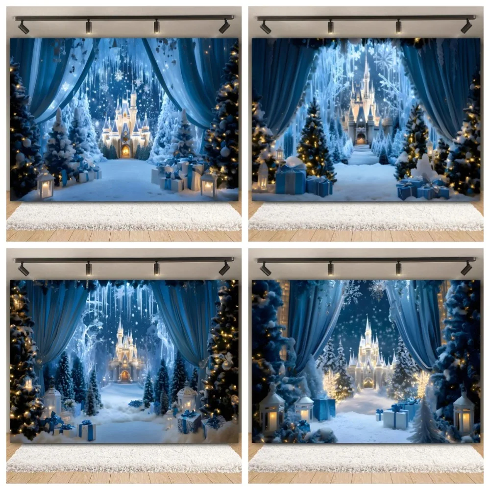 Ice and Snow World Castle Photography Background, Girl Princess Birthday Party, Christmas Winter Snowflake Photography Backdrop
Ice and Snow World Castle Photography Background, Girl Princess Birthday Party, Christmas Winter Snowflake Photography Backdrop