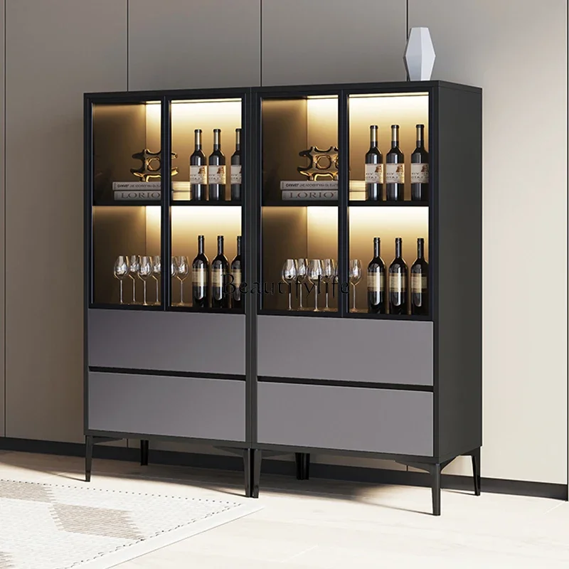 FG17Light luxury small wine cabinet against the wall Modern simple small glass display floor cabinet
FG17Light luxury small wine cabinet against the wall Modern simple small glass display floor cabinet