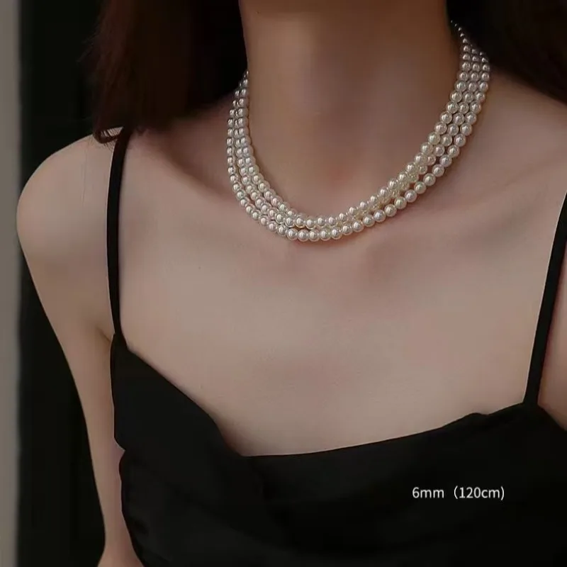 Elegant Temperament Fashion Pearl Necklace Light Luxury Premium Collarbone Chain A Variety of Stacked Long Sweater Chain Accesso
Elegant Temperament Fashion Pearl Necklace Light Luxury Premium Collarbone Chain A Variety of Stacked Long Sweater Chain Accesso