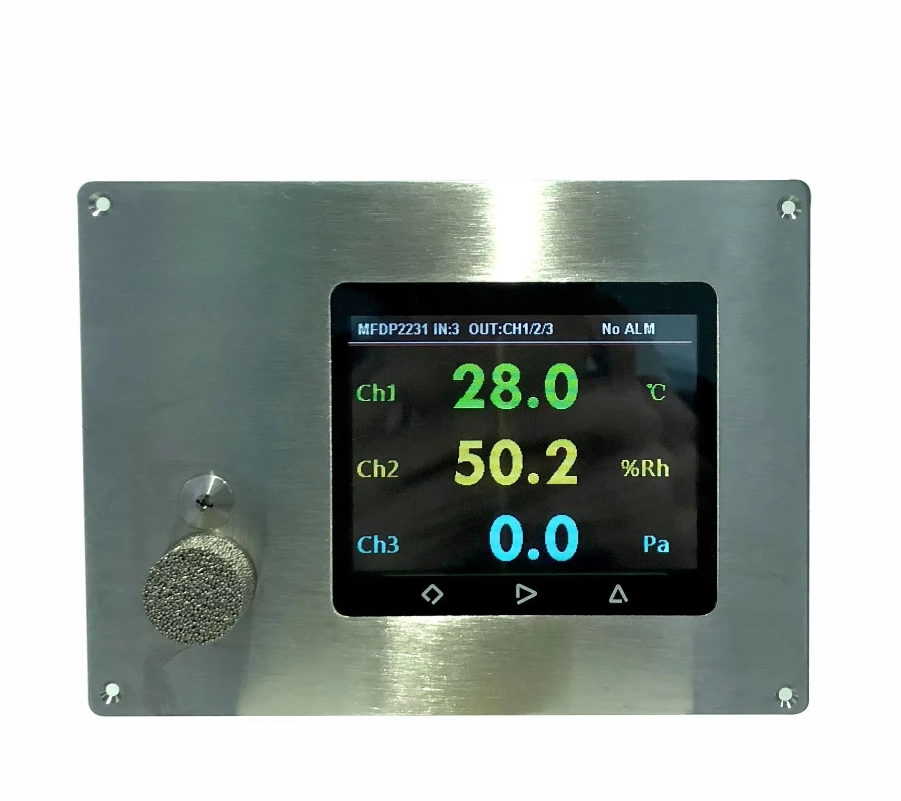 Clean Room Humidity Temperature Pressure Temperature and Humidity Modbus Transmitter Panel Mounted
Clean Room Humidity Temperature Pressure Temperature and Humidity Modbus Transmitter Panel Mounted