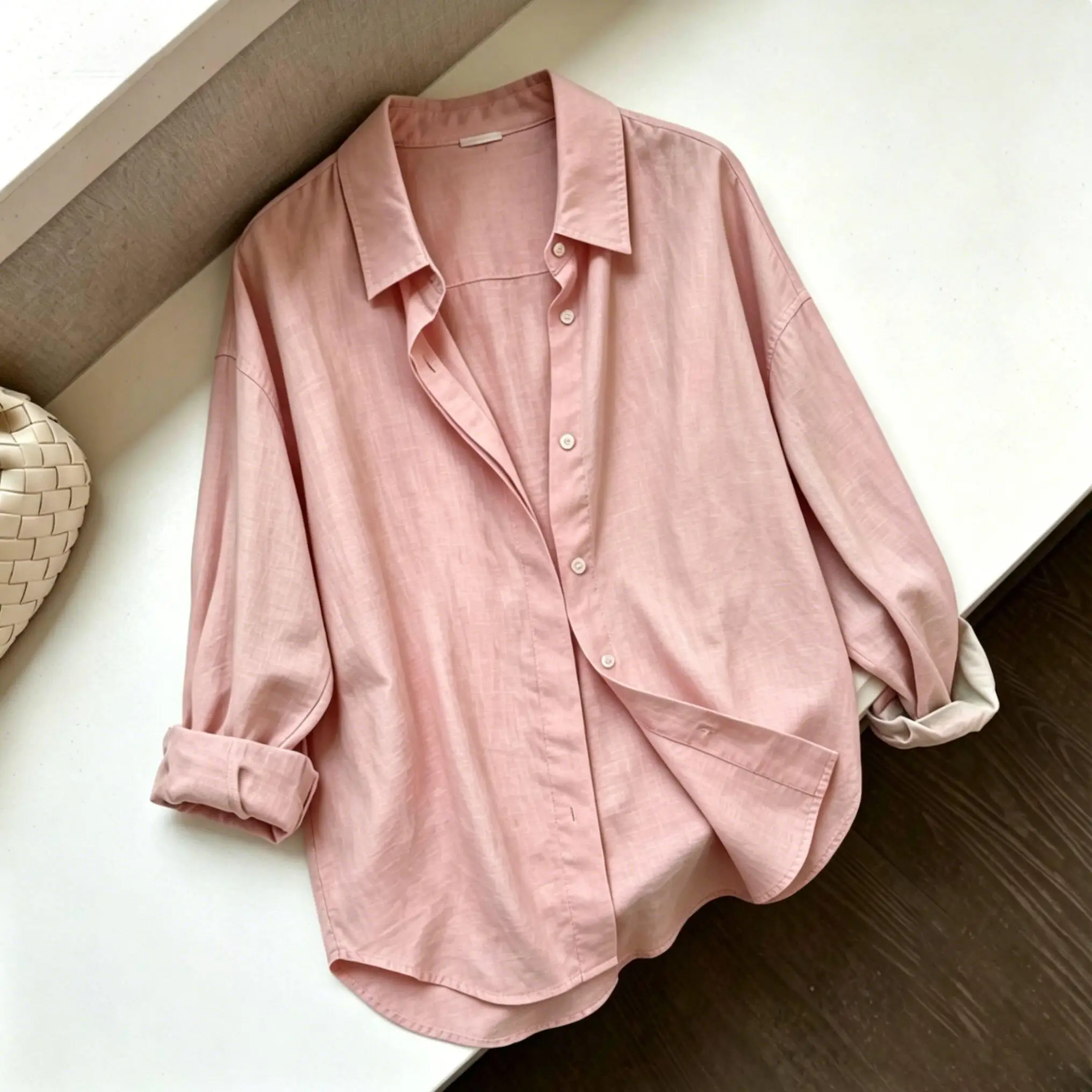 Summer Loose Men's Pink Shirt Large Size 300 Pounds 2026 Lazy Style Sun Protection Outerwear Slimming Casual Top
Summer Loose Men's Pink Shirt Large Size 300 Pounds 2026 Lazy Style Sun Protection Outerwear Slimming Casual Top