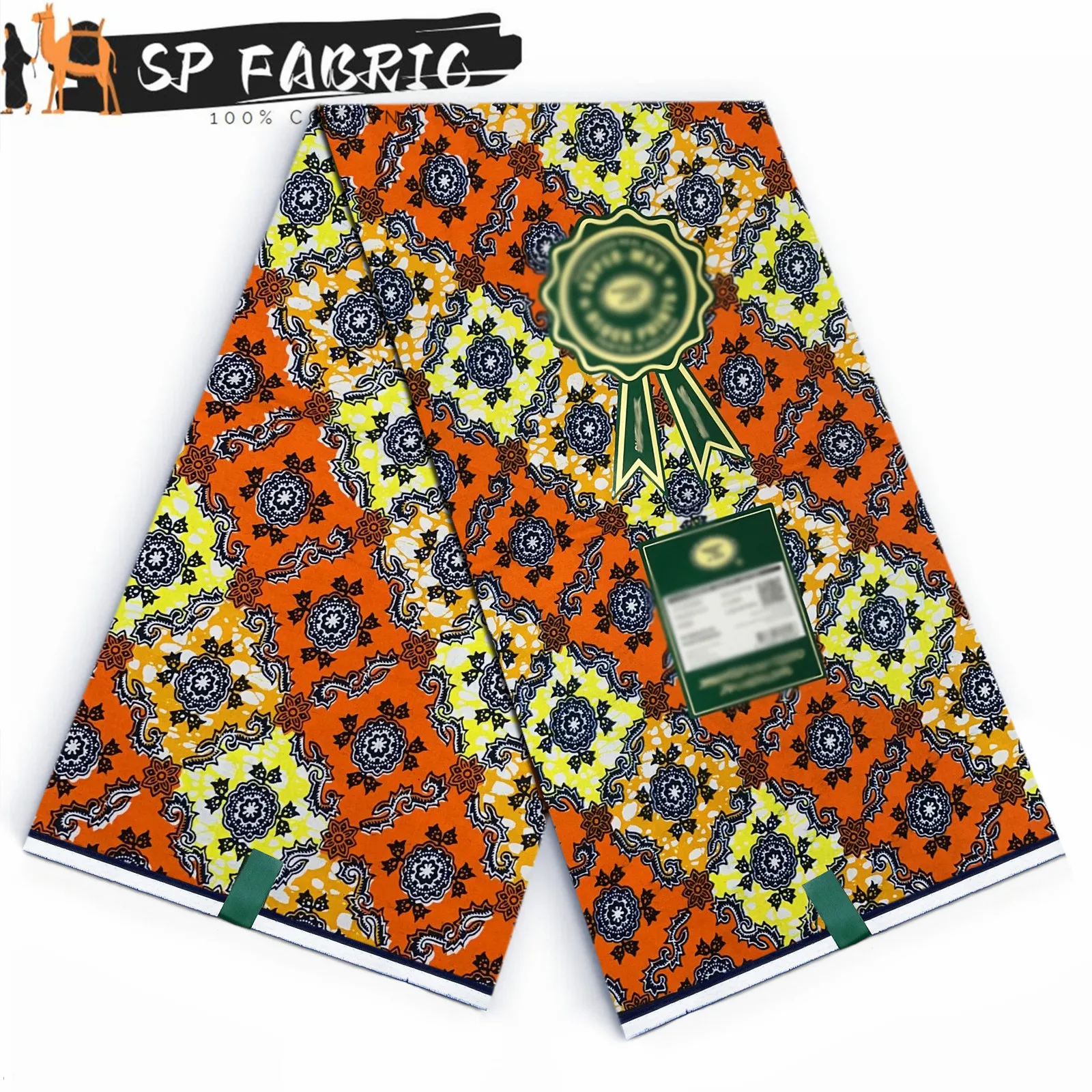 Super Fabric 100% Original Real Ankara Fabric African Wax Fabric Block Print Batik Dutch Fabric 6 Yards For Wedding Party VL-312
Super Fabric 100% Original Real Ankara Fabric African Wax Fabric Block Print Batik Dutch Fabric 6 Yards For Wedding Party VL-312