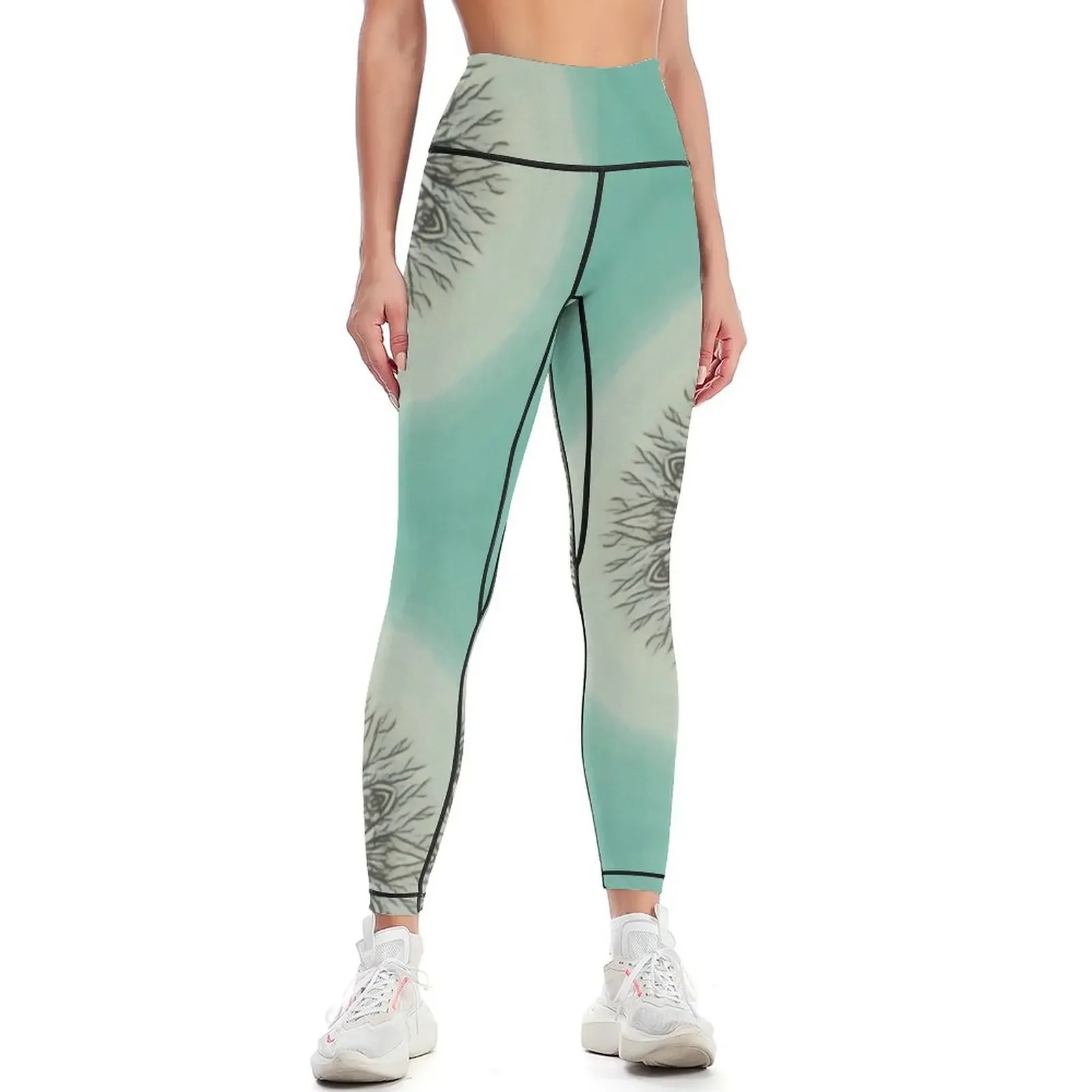 Green Snowflake Leggings Women's pants for girls push up fitness gym's sportswear Womens Leggings 
Green Snowflake Leggings Women's pants for girls push up fitness gym's sportswear Womens Leggings