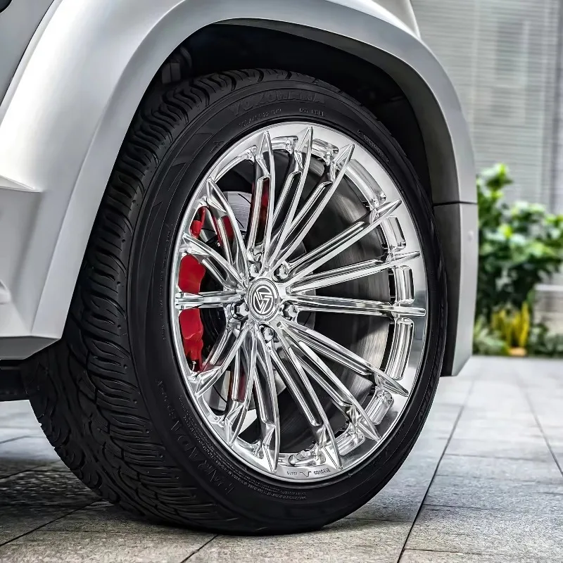 1-Piece Monoblock Deep Concave Chrome Forged Wheels 4x4 Off-Road Luxury SUV Aluminum Alloy Wheel Rims
1-Piece Monoblock Deep Concave Chrome Forged Wheels 4x4 Off-Road Luxury SUV Aluminum Alloy Wheel Rims
