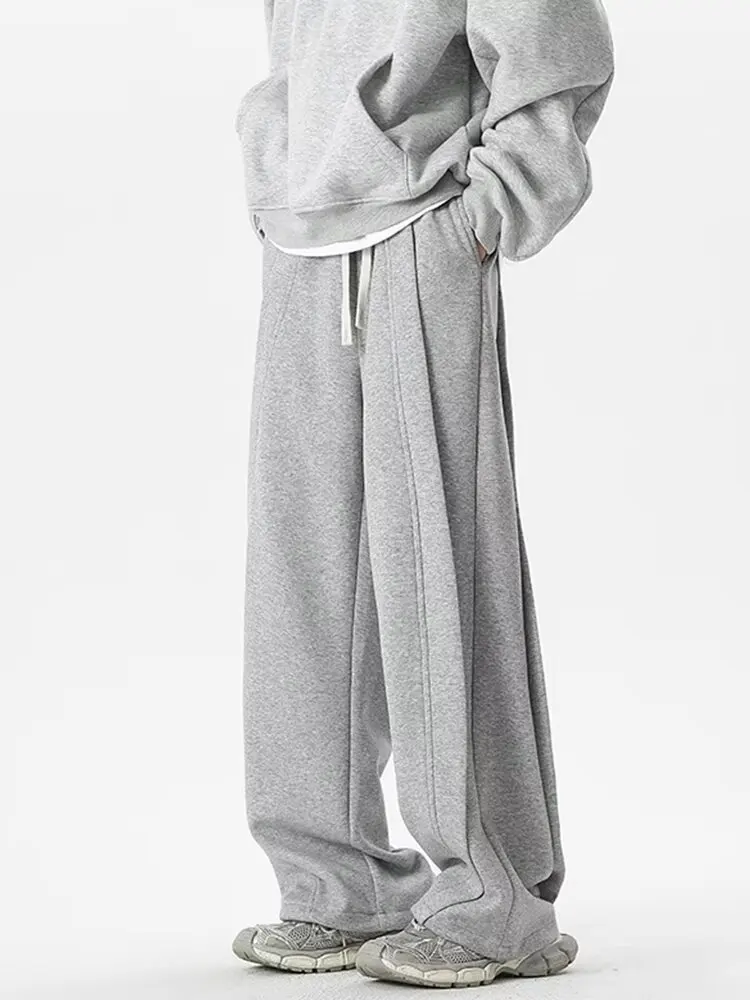 Korean Wide-leg Sweatpants Man Loose Casual Solid Color Male Pants Streetwear Clothes 2024 Spring Autumn Fashion sweatpant men
Korean Wide-leg Sweatpants Man Loose Casual Solid Color Male Pants Streetwear Clothes 2024 Spring Autumn Fashion sweatpant men