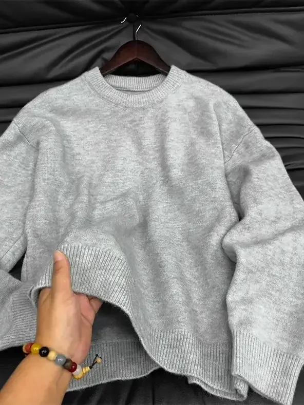 Мужской свитер Light ey с круглым вырезом, свободного кроя, вязаный, в американском стиле, для повседневной носки, осенний сезон
Мужской свитер Light ey с круглым вырезом, свободного кроя, вязаный, в американском стиле, для повседневной носки, осенний сезон