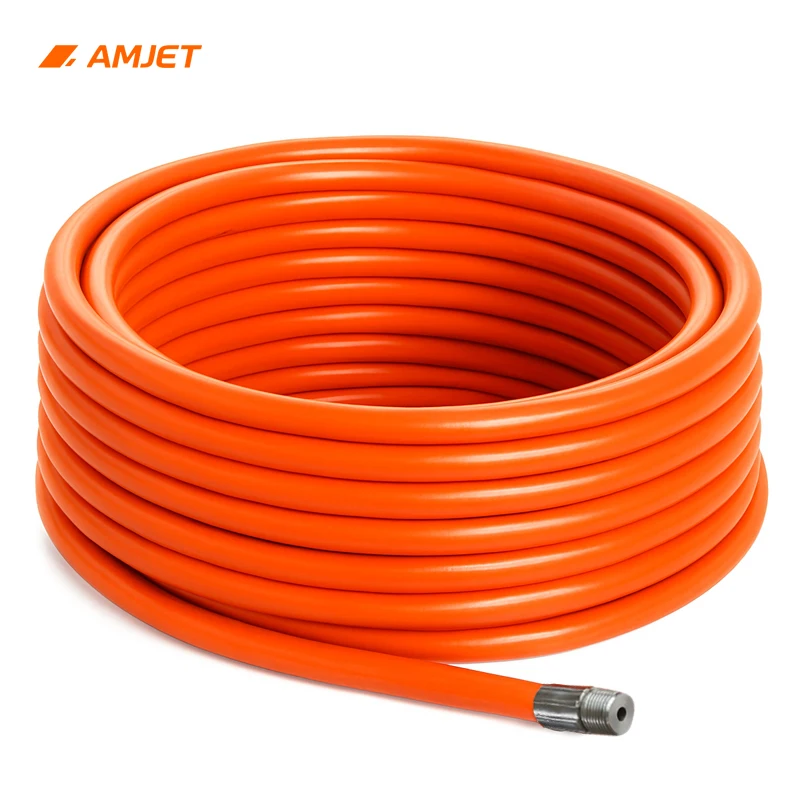 1/4 Inch Braided Hose 5800 Psi Rated 150 Ft Long Pipeline Cleaning Hose for Commercial Industrial Sewer Jetting
1/4 Inch Braided Hose 5800 Psi Rated 150 Ft Long Pipeline Cleaning Hose for Commercial Industrial Sewer Jetting