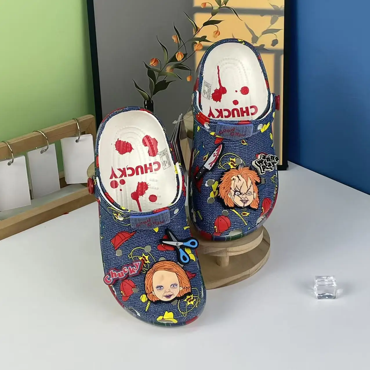 Unisex Thick Bottomed Home Fashion Anti-slip Cartoon Covered Toe Hole Hole Shoes Breathable Waterproof Lightweight Comfortabl.
Unisex Thick Bottomed Home Fashion Anti-slip Cartoon Covered Toe Hole Hole Shoes Breathable Waterproof Lightweight Comfortabl.