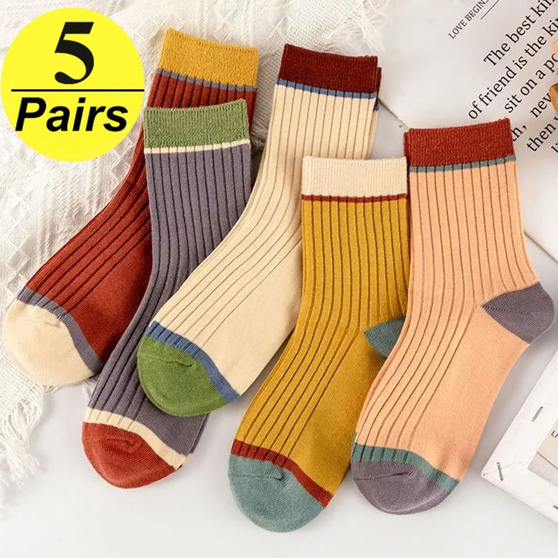 Cute Candy Color Matching Kawaii Socks Autumn Winter Soft Breathable Women's Socks Japanese Style Harajuku Striped Mid Tube Sock
Cute Candy Color Matching Kawaii Socks Autumn Winter Soft Breathable Women's Socks Japanese Style Harajuku Striped Mid Tube Sock