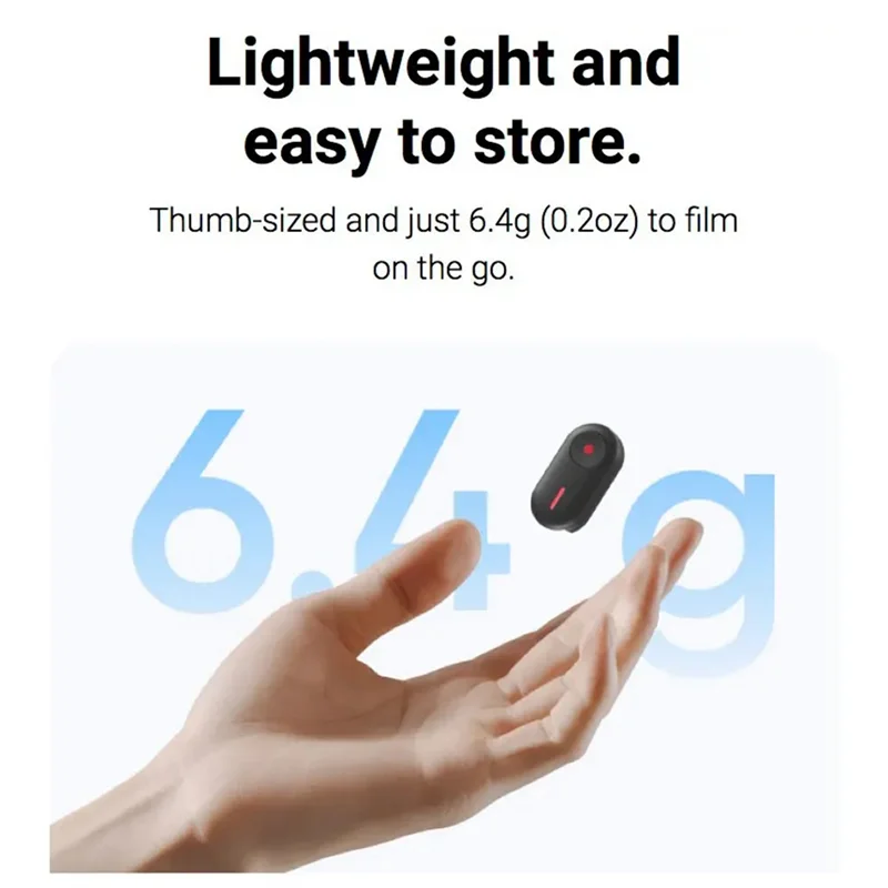 ABAC-Mini Remote Accessories Insta360 X4 Insta 360 X5 / X4 / Ace Pro 2 / GO 3S Original Bluetooth
ABAC-Mini Remote Accessories Insta360 X4 Insta 360 X5 / X4 / Ace Pro 2 / GO 3S Original Bluetooth