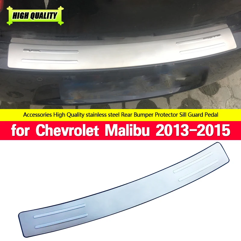 for Chevrolet Malibu 2013 2014 2015 stainless steel Rear Bumper Protector Sill Trunk Rear guard Tread Plate Trim Car styling
for Chevrolet Malibu 2013 2014 2015 stainless steel Rear Bumper Protector Sill Trunk Rear guard Tread Plate Trim Car styling