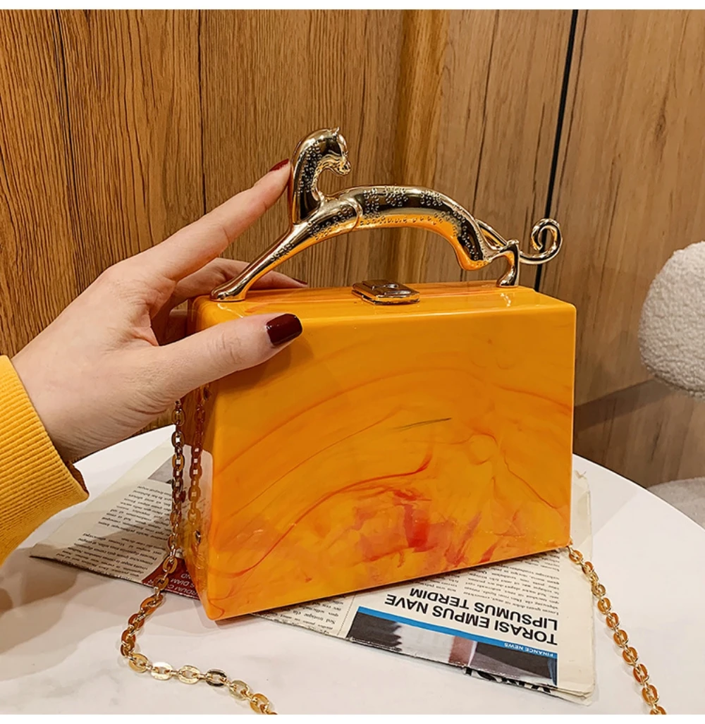 Acrylic Box Bag New Style Candy Color Handbag Little Fresh Girl Handheld Crossbody Bag Banquet Bag Shoulder Bag
Acrylic Box Bag New Style Candy Color Handbag Little Fresh Girl Handheld Crossbody Bag Banquet Bag Shoulder Bag