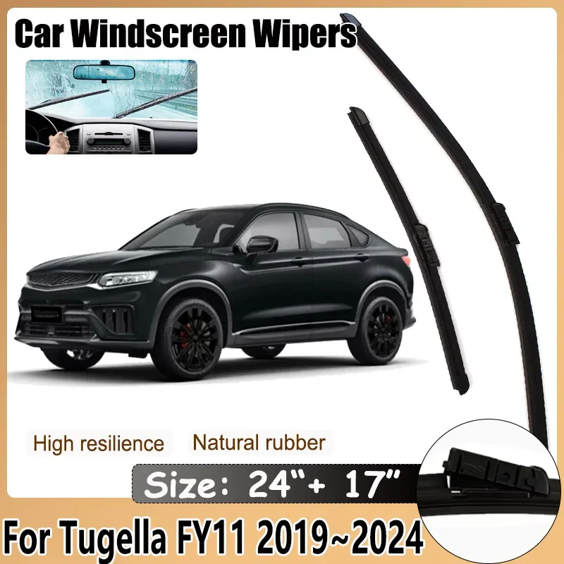 Car Front Windshield Wipers For Geely Tugella FY11 2019~2022 2023 2024 Xingyue S Cleaning Window Windscreen Brushes Accessories
Car Front Windshield Wipers For Geely Tugella FY11 2019~2022 2023 2024 Xingyue S Cleaning Window Windscreen Brushes Accessories