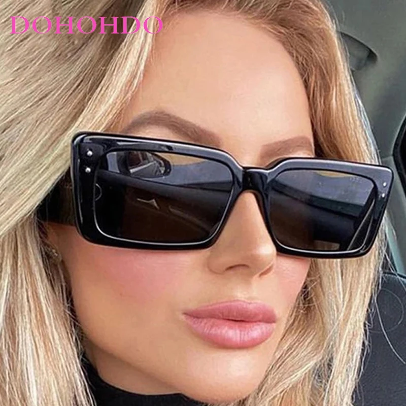 Fashion Rice Nail Big Frame Square Sunglasses For Women Men UV400 Vintage Trendy Eyeglasses Travel Driving Shades Gafas De Sol
Fashion Rice Nail Big Frame Square Sunglasses For Women Men UV400 Vintage Trendy Eyeglasses Travel Driving Shades Gafas De Sol
